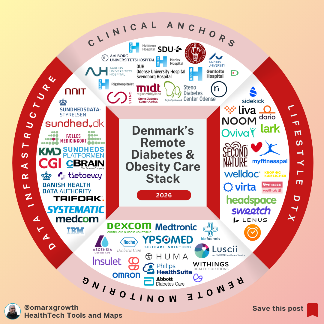 Inside Denmark’s Remote Diabetes & Obesity Care Stack: The System Founders Must Understand