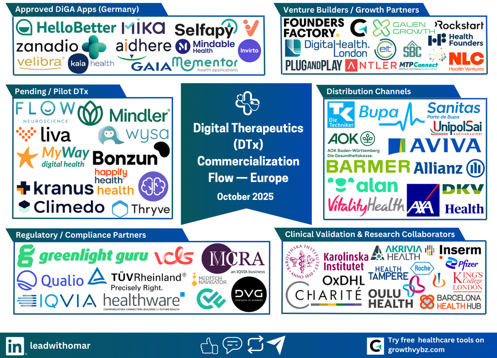 The 6-Category Framework: Mapping the Digital Therapeutics (DTx) Commercialization Path