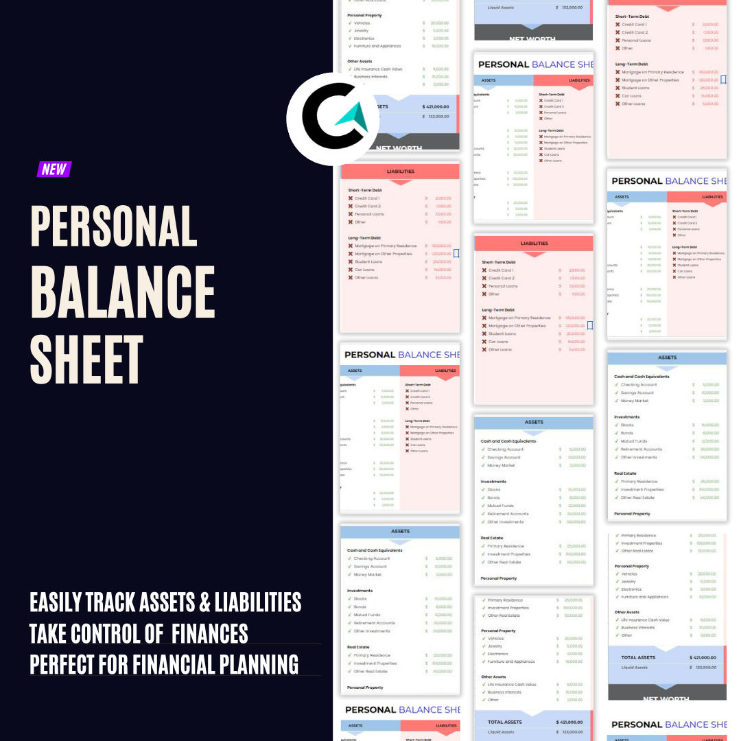 Free Personal Balance Sheet Template in Google Sheets - Take Control of Your Finances