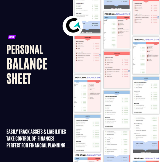 Free Personal Balance Sheet Template in Google Sheets - Take Control of Your Finances