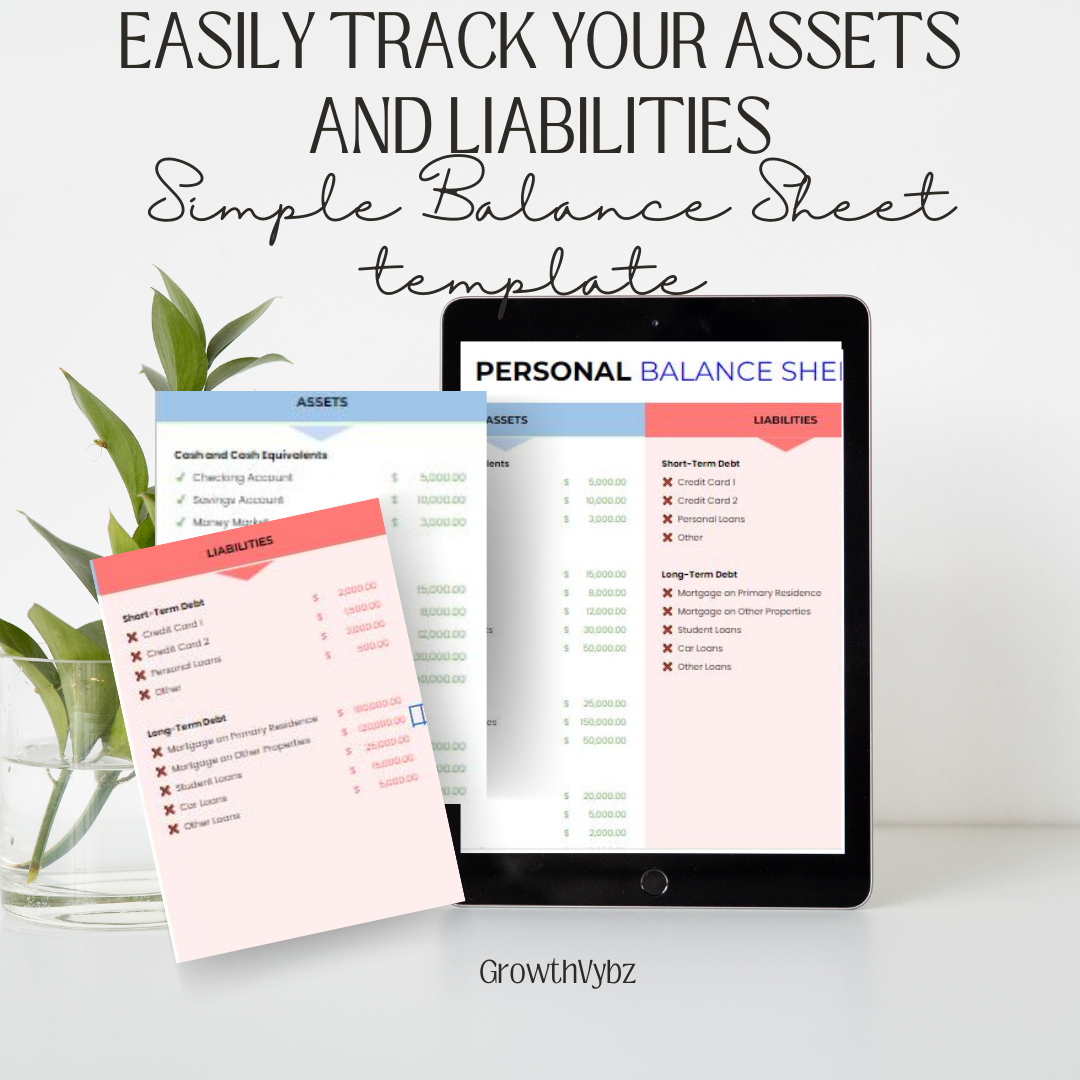 Free Personal Balance Sheet Template in Google Sheets - Take Control of Your Finances