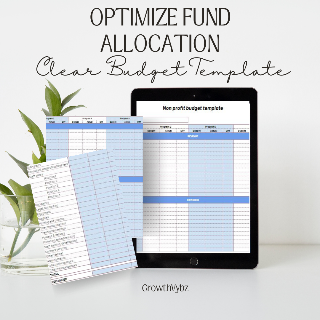 Empower Your Mission with the Non-Profit Budget Template for Google Sheets