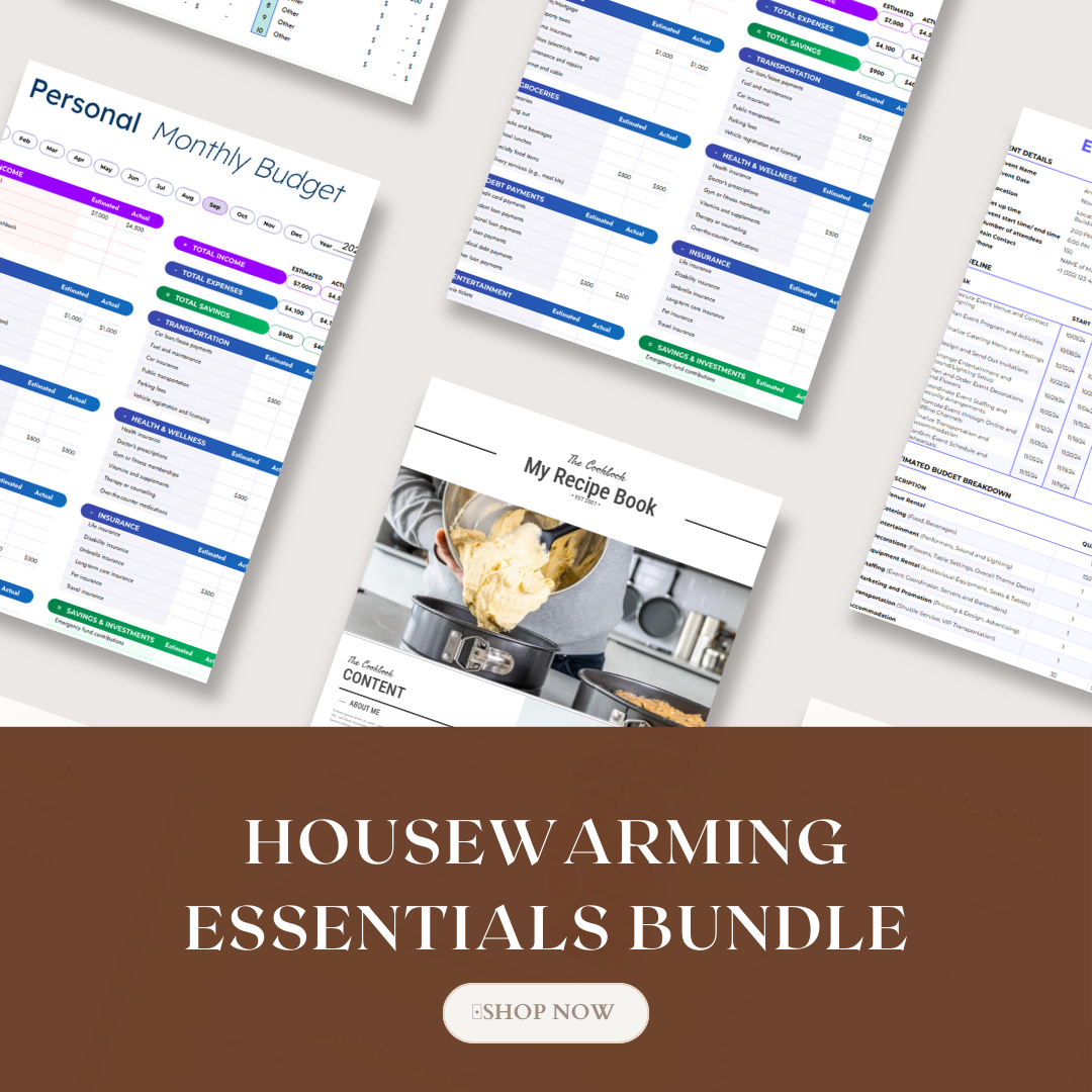 Housewarming Essentials Bundle - Your Home, Your Way