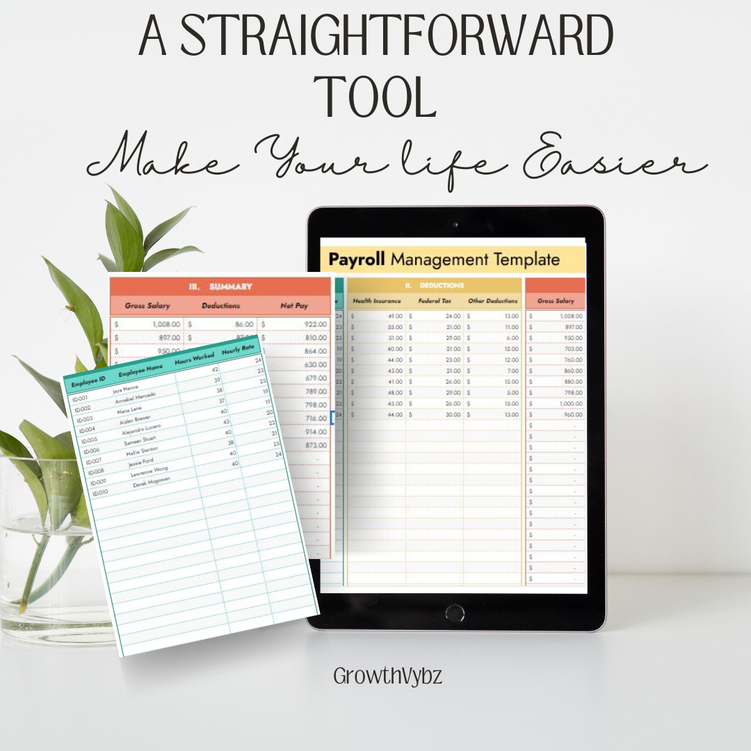 Simplify Payroll Management with Google Sheets Template - Free