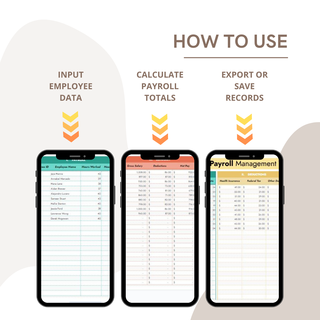 Simplify Payroll Management with Google Sheets Template - Free