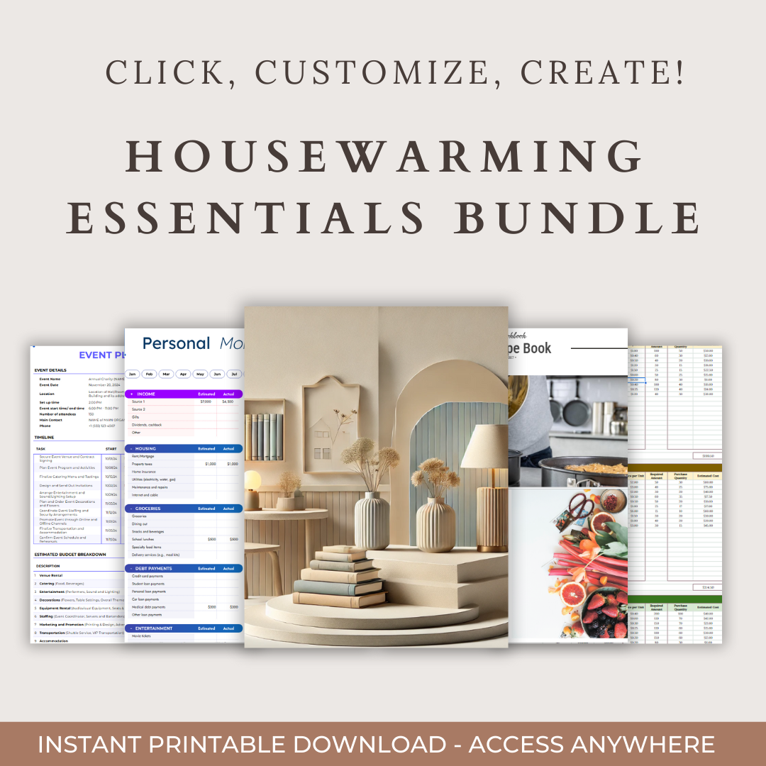 Housewarming Essentials Bundle - Your Home, Your Way