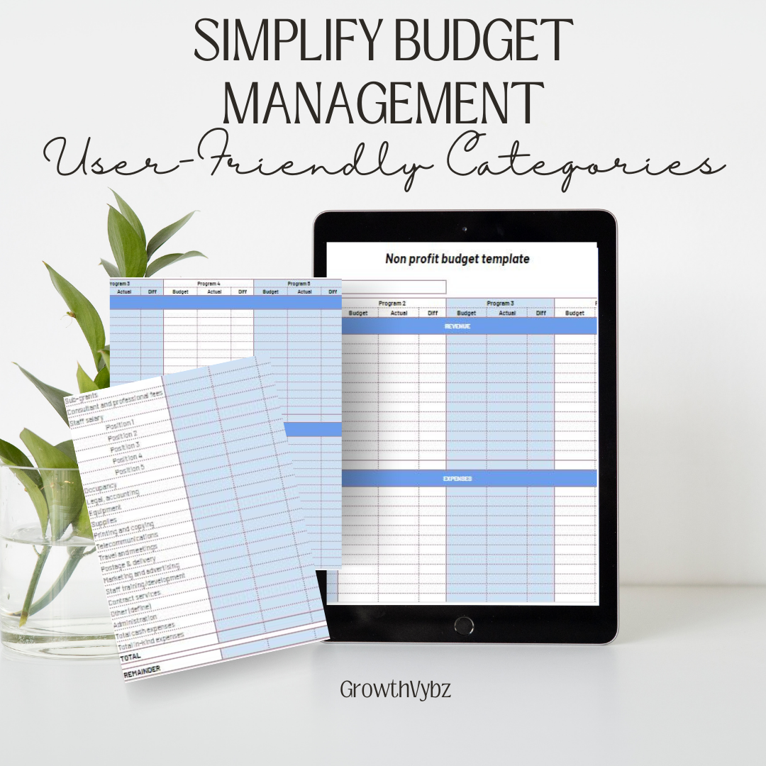 Empower Your Mission with the Non-Profit Budget Template for Google Sheets