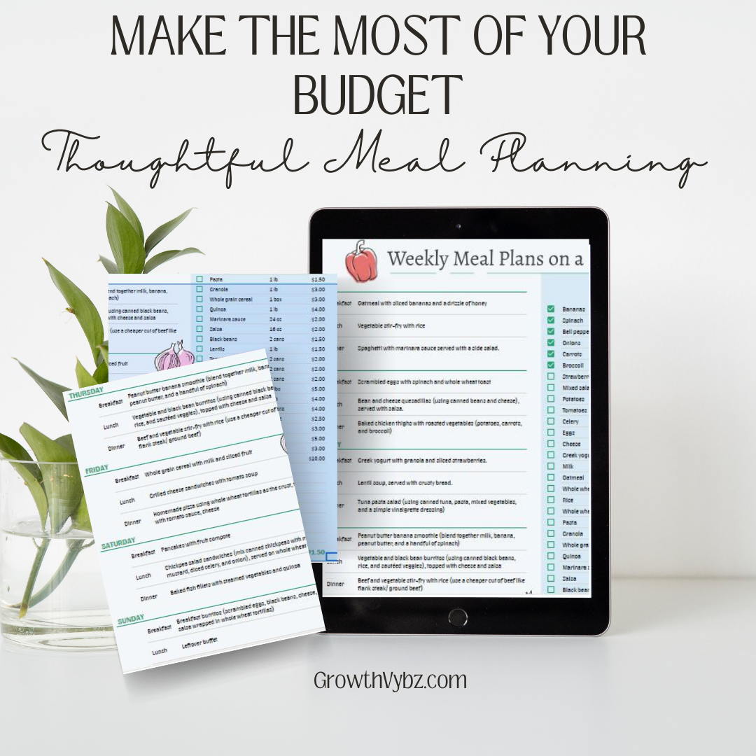 Simplify Meal Prep with Weekly Meal Plan Budgeting Template