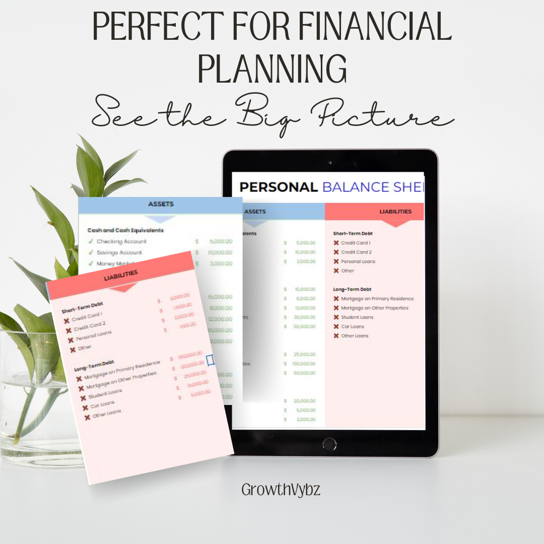 Free Personal Balance Sheet Template in Google Sheets - Take Control of Your Finances