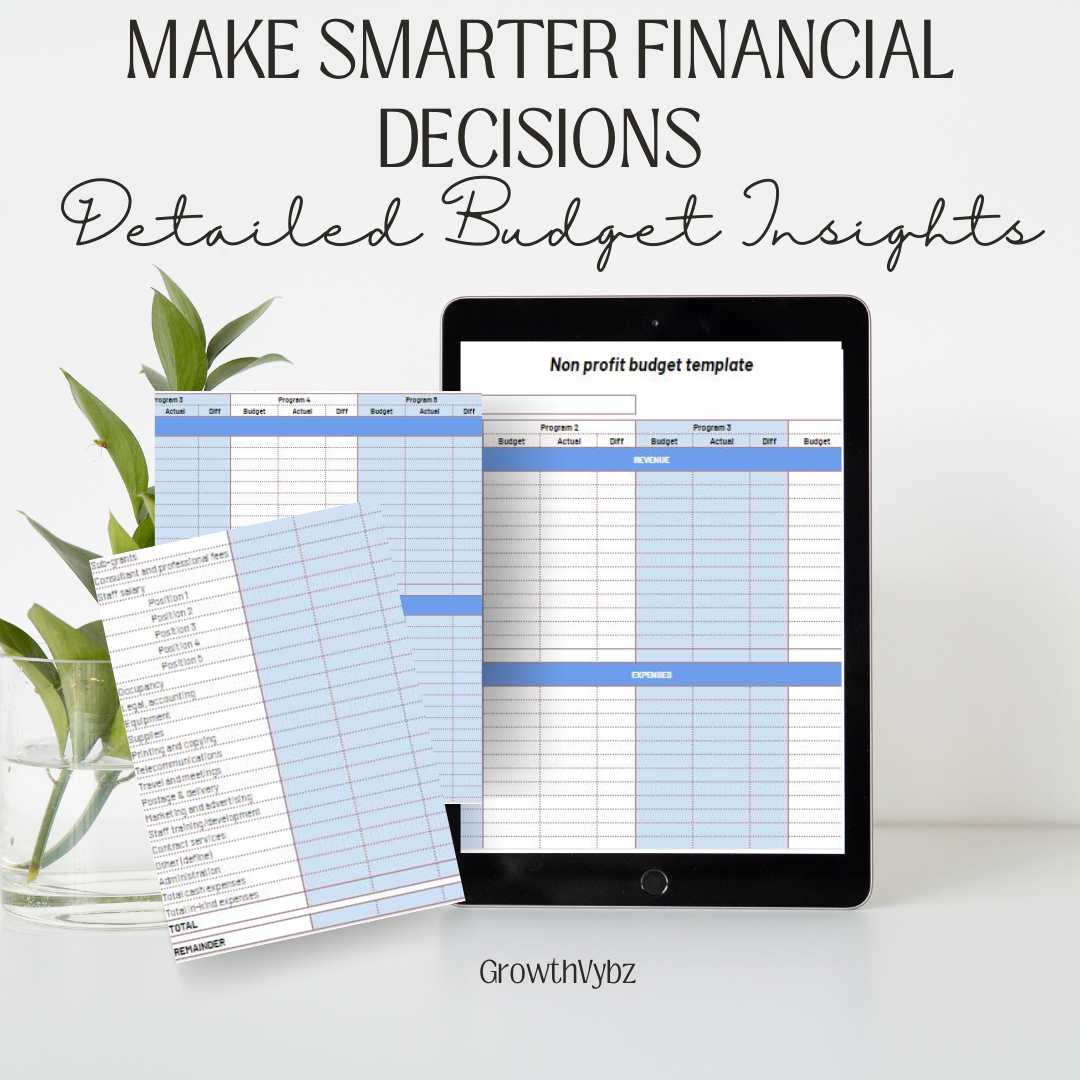 Empower Your Mission with the Non-Profit Budget Template for Google Sheets