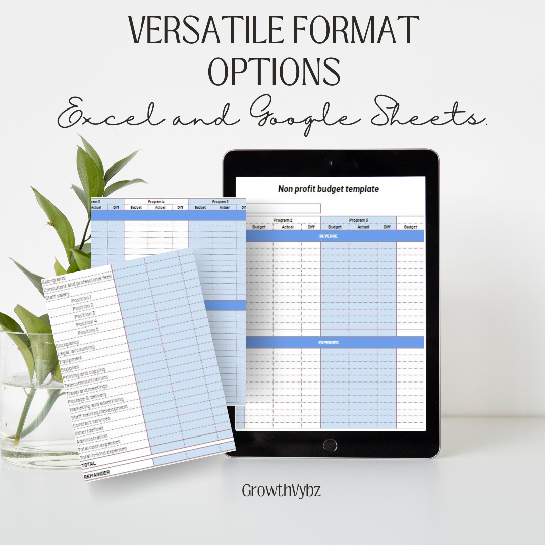 Empower Your Mission with the Non-Profit Budget Template for Google Sheets