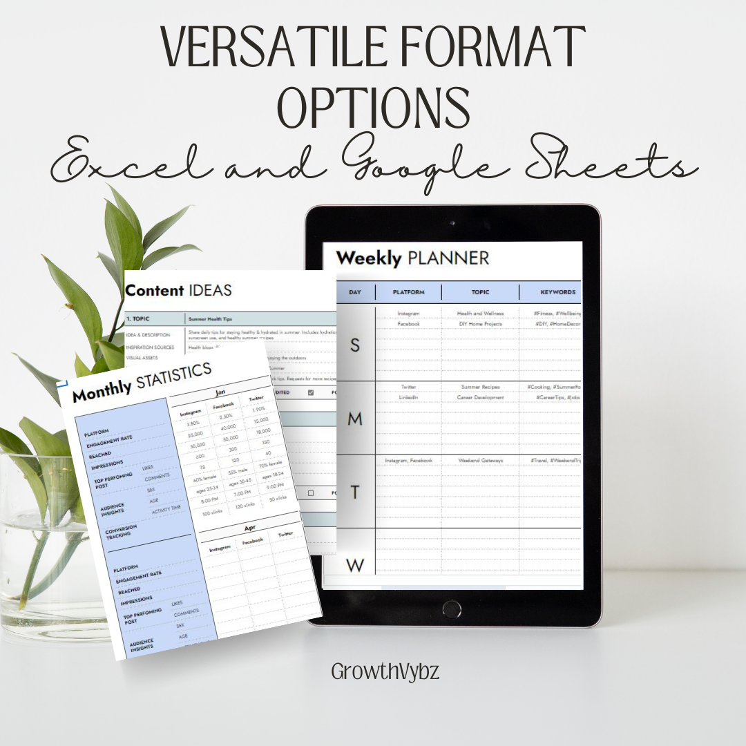 Maximize Your Social Media Strategy with Google Sheets Planner