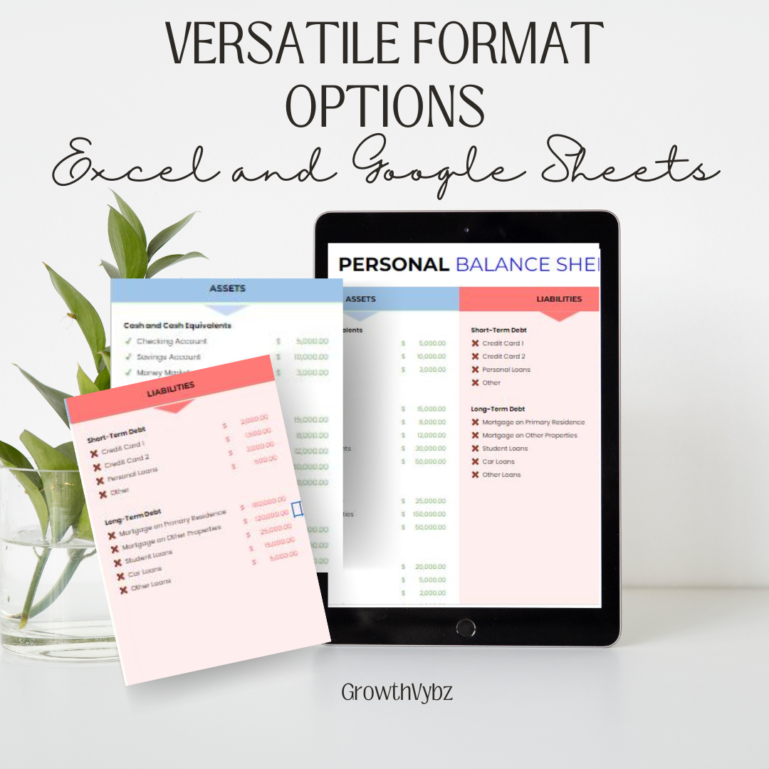 Free Personal Balance Sheet Template in Google Sheets - Take Control of Your Finances