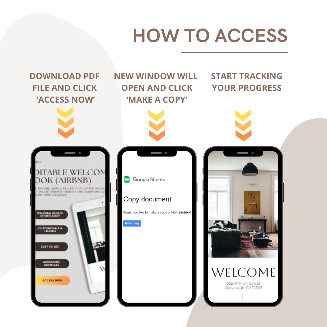 Editable Airbnb Welcome Book – Digital Download for Hosts