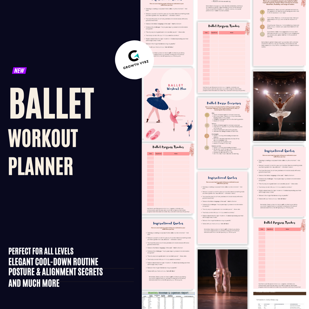 Ballet Workout Planner