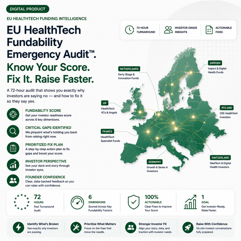 EU HealthTech Fundability Emergency Audit™