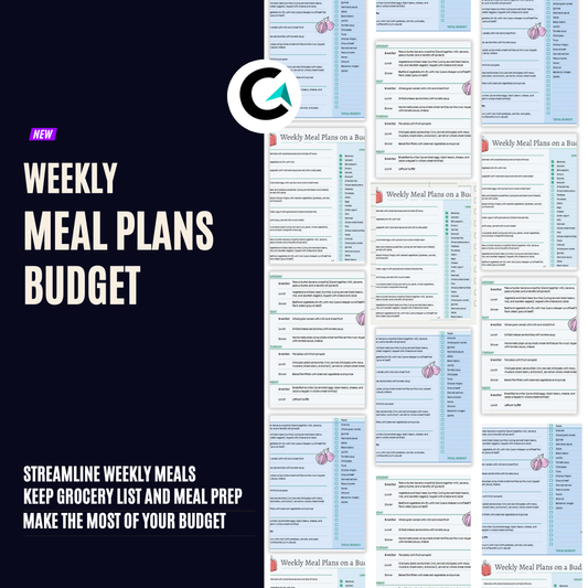 Simplify Meal Prep with Weekly Meal Plan Budgeting Template